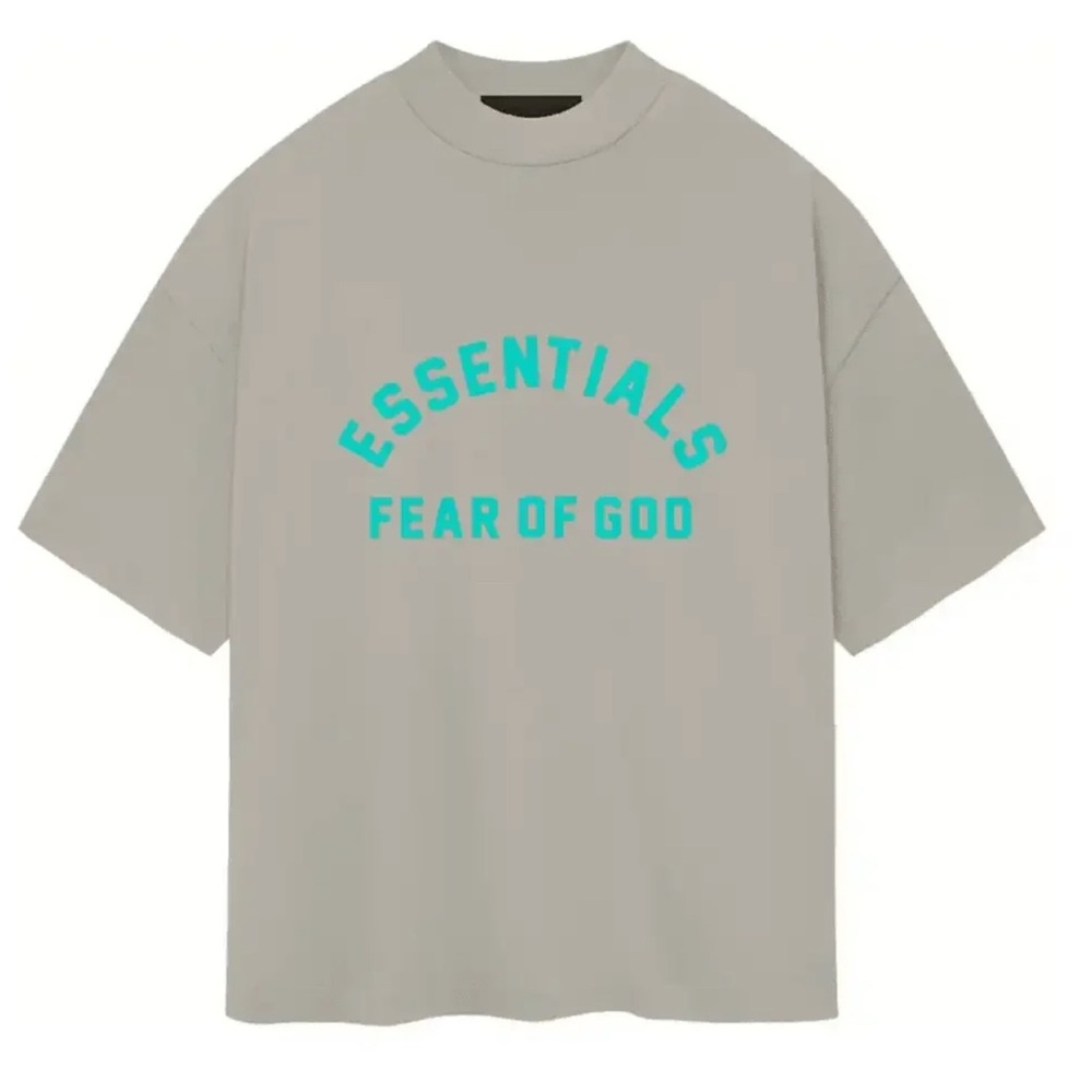 Fear of God Essentials Heavy Jersey Crewneck T-Shirt Seal NWT